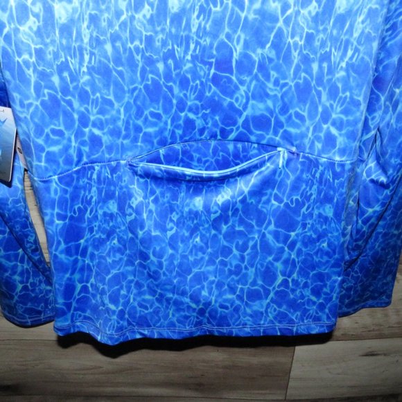 Silver Bait* Men's Long Sleeve Thumb Hole Crew Neck Curved Hem Tee Shirt~Size 2X - Picture 3 of 13